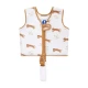 Plavecká vesta Swim Essentials Brown Leopard pro děti 2–3 roky