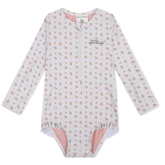 Plavky s dlouhým rukávem s UPF 50+ Cozy Hearts