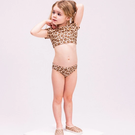 Bikini Crop Top s UPF 50+ Wild Flower Swim Essentials