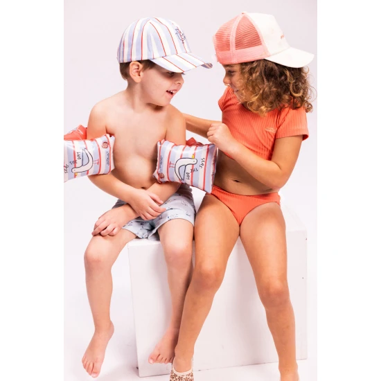 Bikini Crop Top s UPF 50+ Pink Bay Swim Essentials