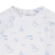 Koupací tričko s UPF 50+ Little Seagull Bílé