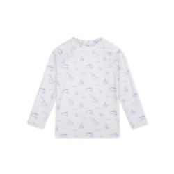 Koupací tričko s UPF 50+ Little Seagull Bílé