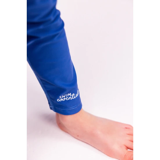 Chlapecké plavkové legíny s UPF 50+ Blue