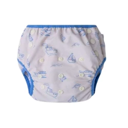 Plavky pro miminka s UPF 50+ Little Seagull Bílé