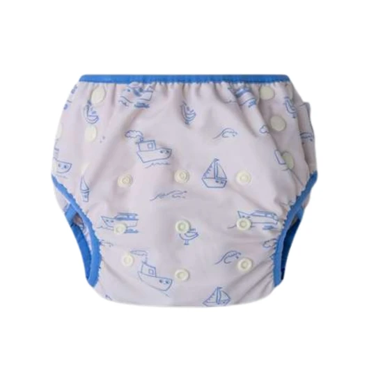 Plavky pro miminka s UPF 50+ Little Seagull Bílé