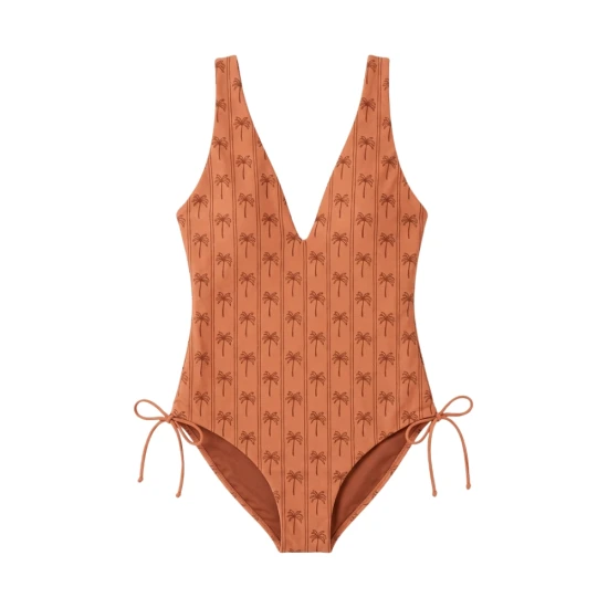 Dámské jednodílné plavky s UPF 50+ Palm Tree