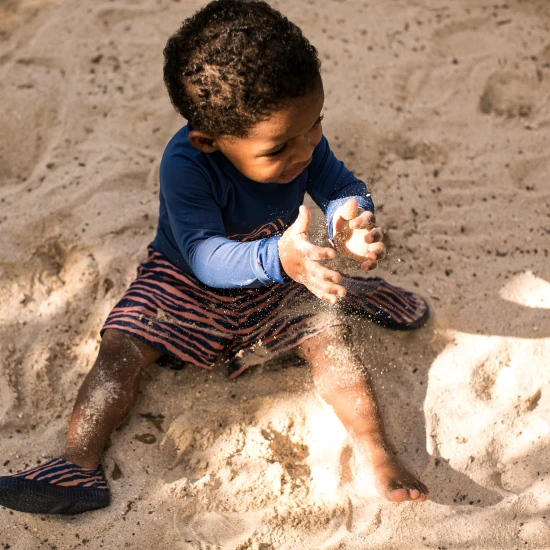 Dětské chlapecké plavky šortky s UPF 50+ Zebra Swim Essentials