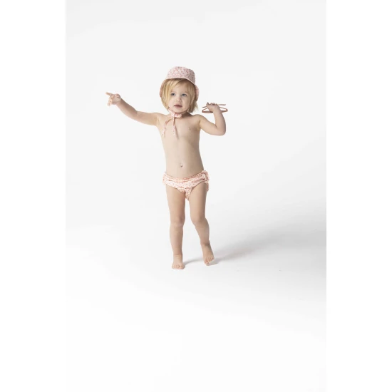 Plenkové plavky pro miminko s UPF 50+ Leopard starorůžový  | Swim Essentials