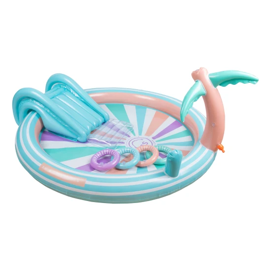 Dětský nafukovací bazén se skluzavkou Duha Swim Essentials 