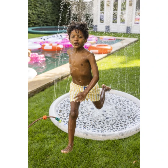 Dětská nafukovací brouzdaliště Swim Essentials Beige Leopard pro letní zábavu na zahradě