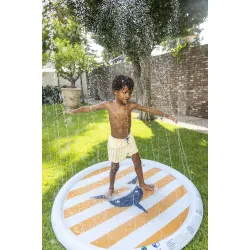 Nafukovací brouzdaliště s fontánkou 150 cm Žralok Nafukovací brouzdaliště s fontánkou 150 cm Žralok