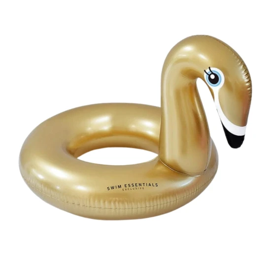 Nafukovací kruh Zlatá labuť 95 cm Swim Essentials – velká nafukovací labuť do vody
