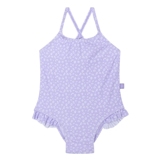 Plavky s UPF 50+ Lila Leopard | Swim Essentials