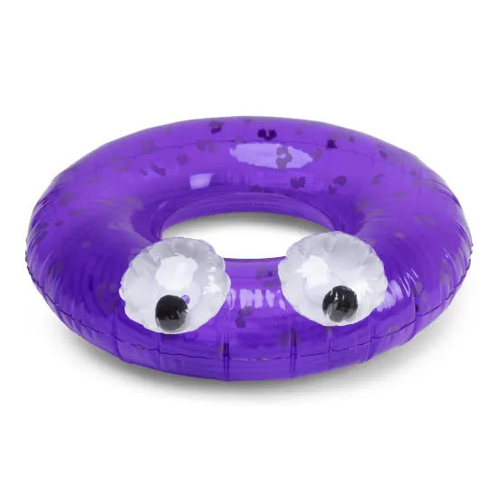 Dětský nafukovací kruh Swim Essentials  Pink Leopard – 65 cm, stylový design ve fialové barvě