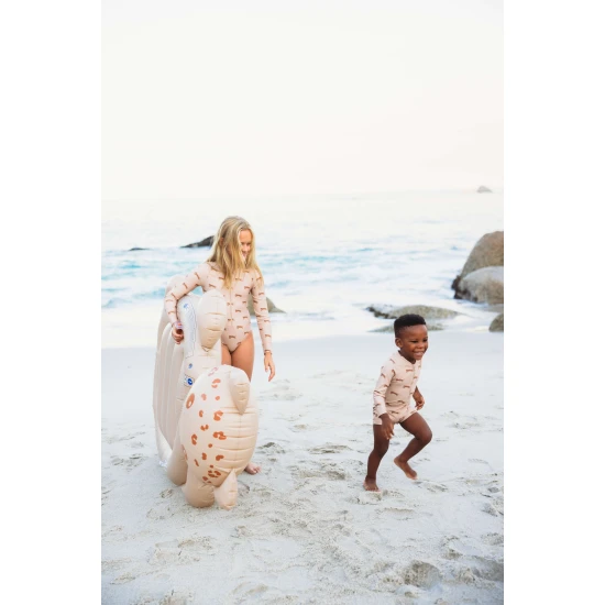 Nafukovací lehátko Brown Leopard