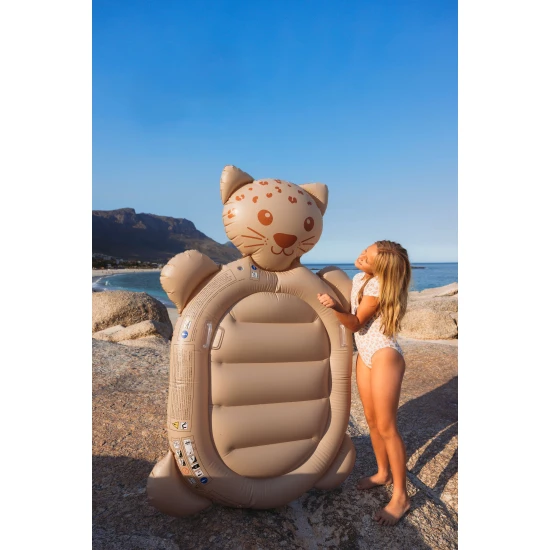 Nafukovací lehátko Brown Leopard