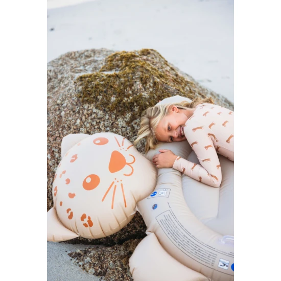 Nafukovací lehátko Brown Leopard