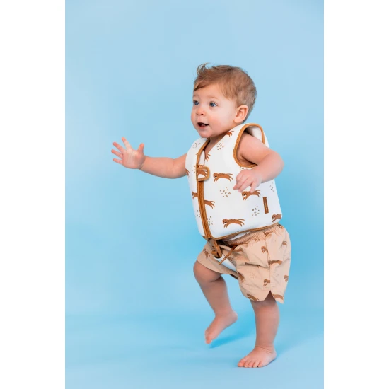 Stylová a bezpečná plovací vesta pro děti Brown Leopard Swim Essentials