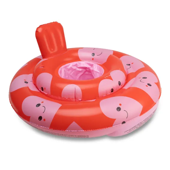 Nafukovací kruh pro děti na plavání Hearts  s motivem srdíček