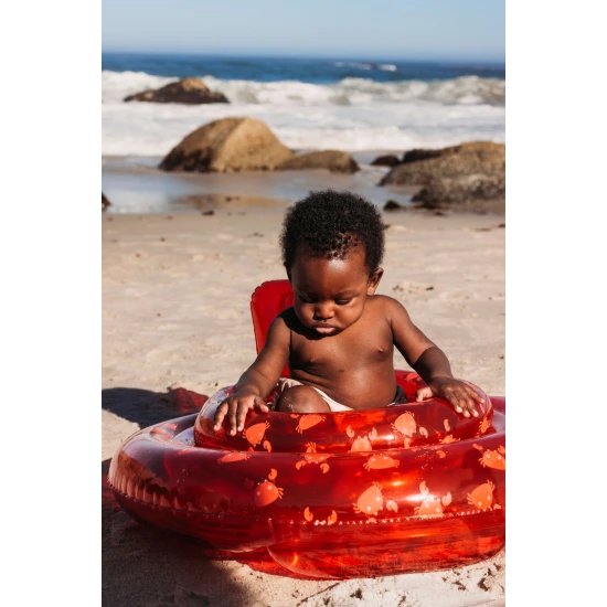 Nafukovací kruh pro děti na plavání Oh Crab s krabím vzorem