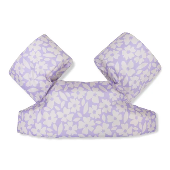 Stylová a bezpečná plovací vesta s rukávy pro děti Swim Essentials Florish purple