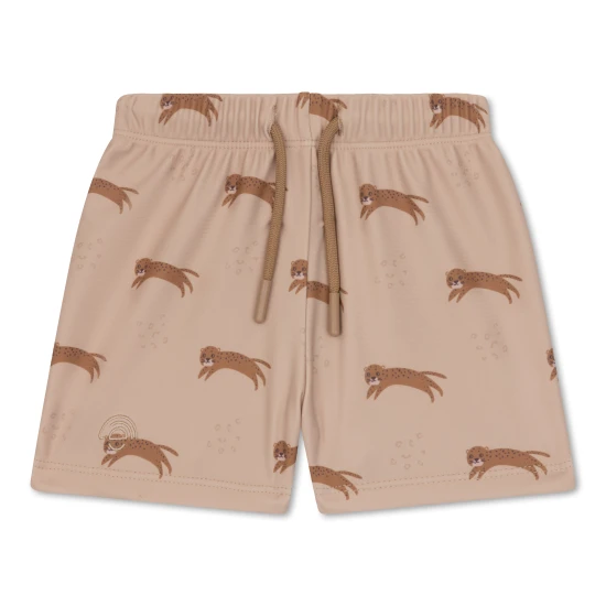 Plavky Boxerky s UPF 50+ Brown Leopard | Swim Essentials