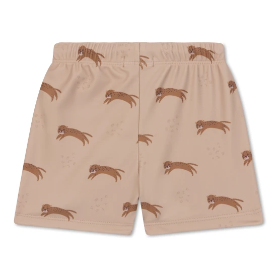 Plavky Boxerky s UPF 50+ Brown Leopard | Swim Essentials