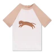 Koupací triko s UPF 50+ Brown Leopard