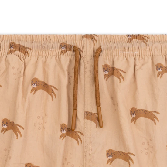 Dětské chlapecké plavky šortky s UPF 50+ Brown Leopard | Swim Essentials