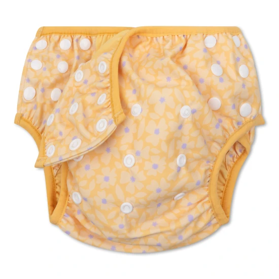 Plavky pro miminka s UPF 50+ Florish yellow | Swim Essentials