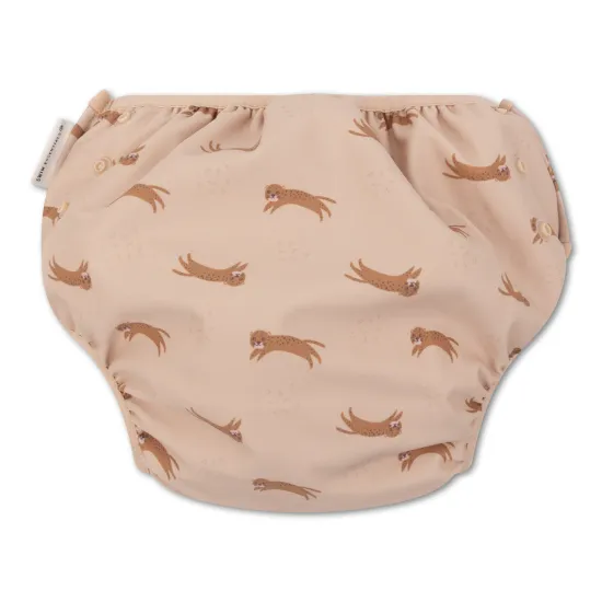 Plavky pro miminka s UPF 50+ Brown Leopard | Swim Essentials