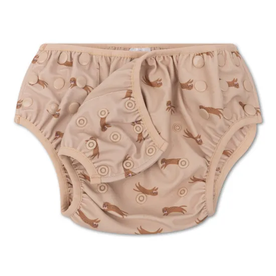 Plavky pro miminka s UPF 50+ Brown Leopard | Swim Essentials