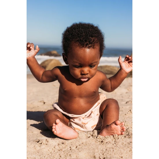 Plavky pro miminka s UPF 50+ Brown Leopard | Swim Essentials