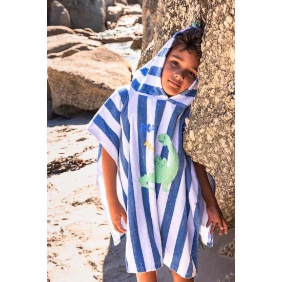 Dětské ručníkové pončo s kapucí Dino Swim Essentials
