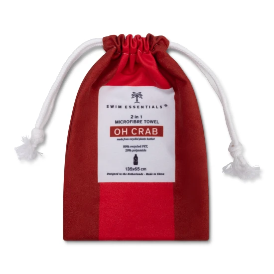 Rychleschnoucí plážový ručník z mikrovlákna 135 x 65 cm Oh Crab Swim Essentials