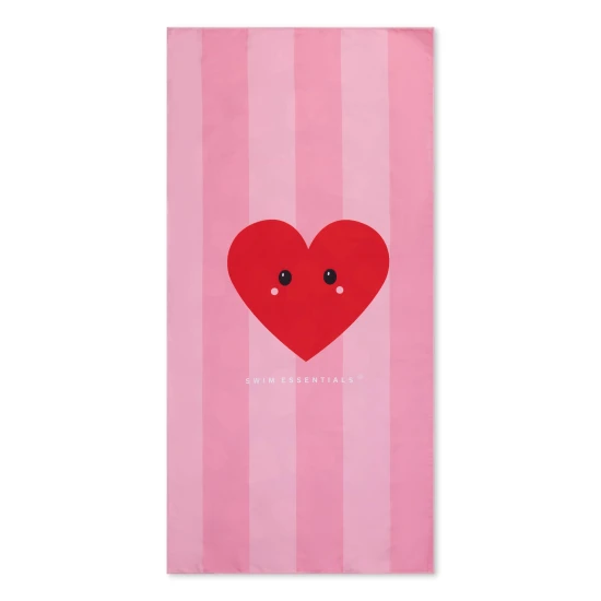 Rychleschnoucí plážový ručník z mikrovlákna 135 x 65 cm Hearts Swim Essentials