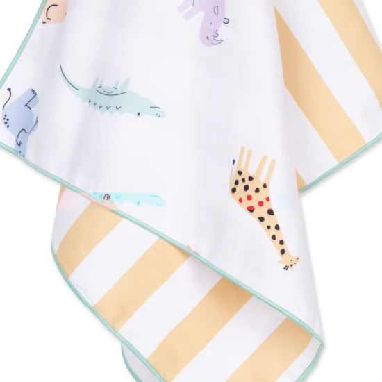Rychleschnoucí plážový ručník z mikrovlákna 135 x 65 Safari Swim Essentials