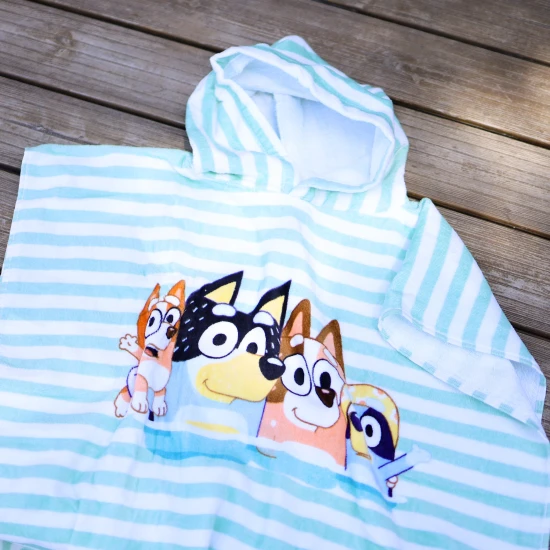 Dětské ručníkové pončo s kapucí Bluey Swim Essentials