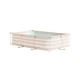Bazén s konstrukcí Essence Luxe Sand White Stripe 260x160x65 cm