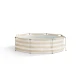 Kulatý bazén s konstrukcí Essence Luxe Sand White Stripe 305×76