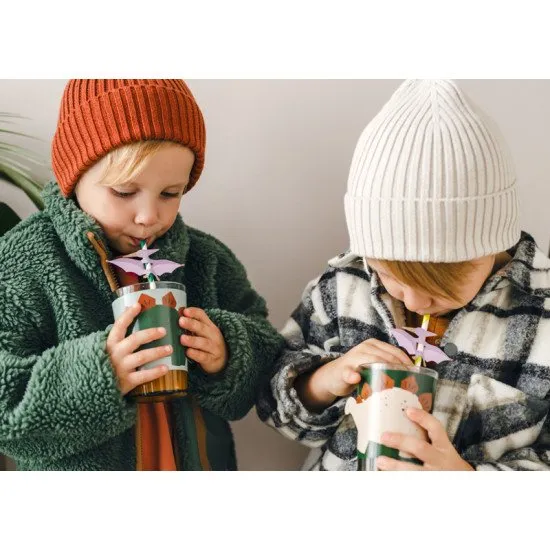 Party Deco Obaly na kelímky Dinosaurus 6 ks Obaly na kelímky s motivem dinosaura pro každou dětskou oslavu.