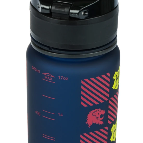 Harry Potter Tritanová láhev Bradavice 500 ml s uzamykatelným víčkem a poutkem