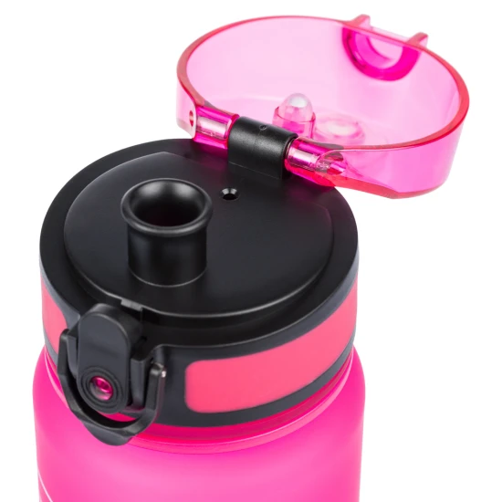 Tritanová láhev na pití Logo růžová 500 ml