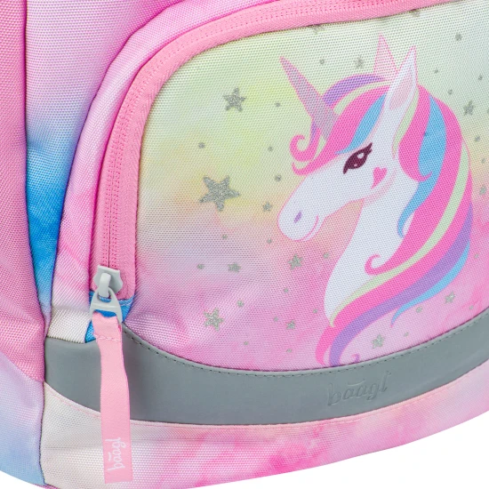 Školní batoh Airy Rainbow Unicorn – ultralehký a stylový