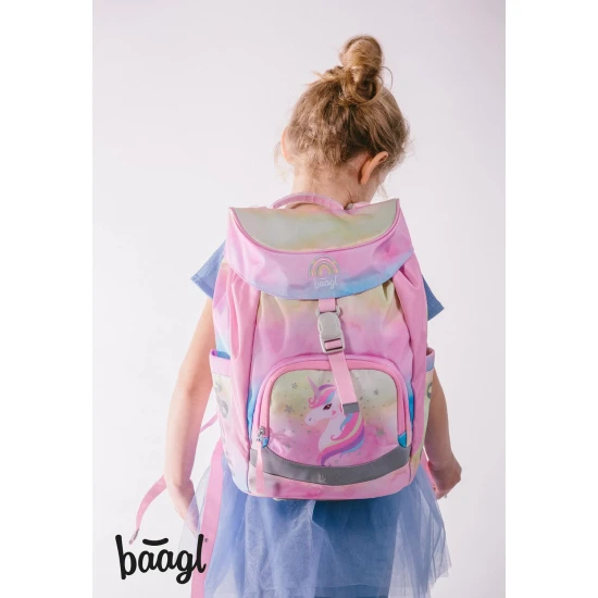 Školní batoh Airy Rainbow Unicorn – ultralehký a stylový
