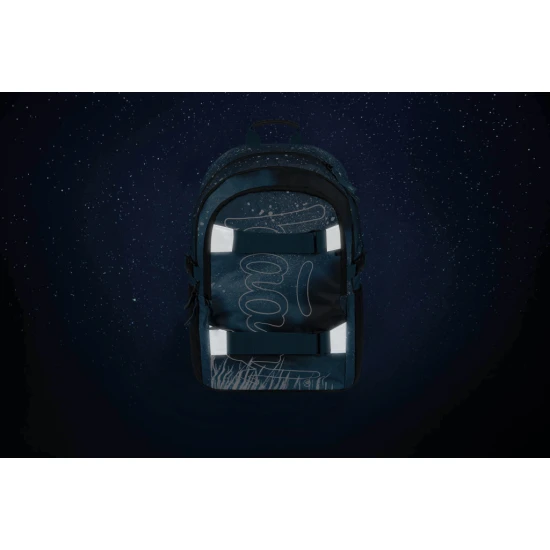 Školní batoh Skate Steel – ergonomický batoh se skateboardovými popruhy, reflexními prvky a přihrádkou na notebook