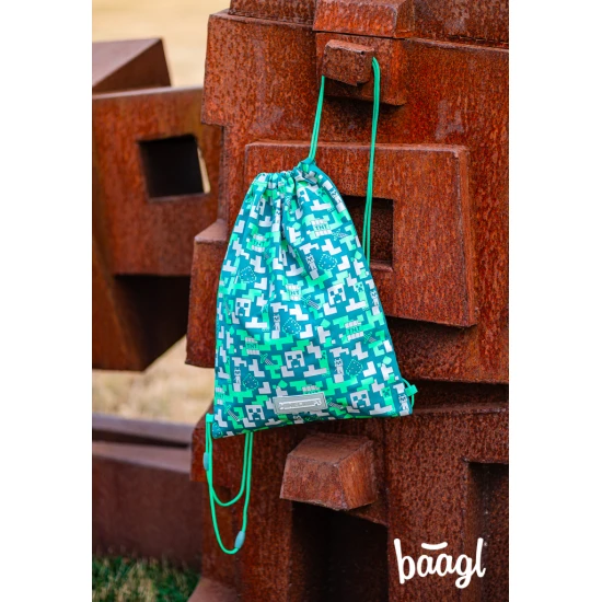 Sportovní vak Minecraft Silver Creeper