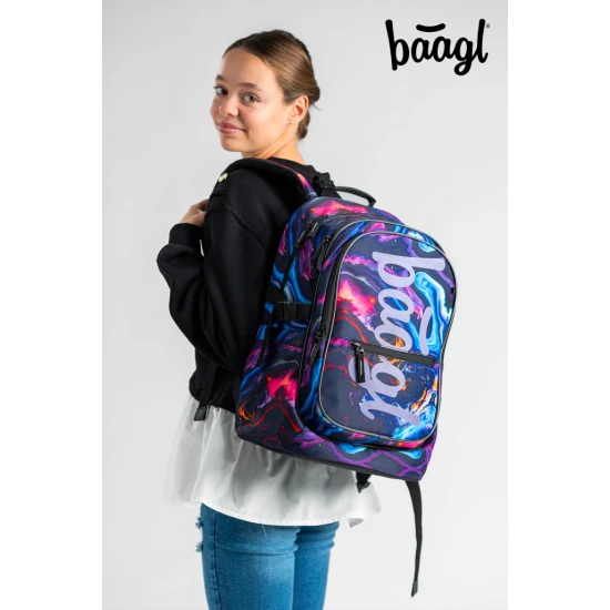 Školní batoh Core Marble – školní batoh s ergonomickými zády a pěkným motivem