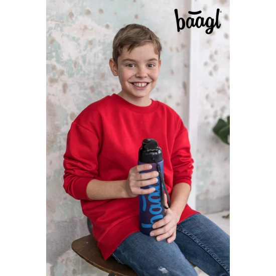 Baagl Tritanová láhev na nápoje Ocean Blue 700 ml Tritanová láhev Ocean Blue 700 ml s praktickým poutkem a uzamykatelným víčkem.