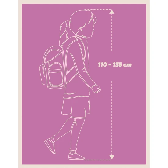 Školní taška Jednorožec království – ergonomická taška s designem jednorožce, výklopným otevíráním a reflexními prvky